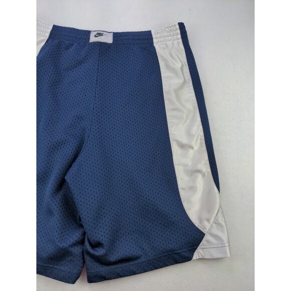 Mens Nike Mesh Athletic Shorts Size M Blue Embroidered Swoosh - Picture 6 of 12